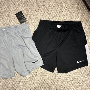 NWT DUO Nike Black and Light Gray Shorts